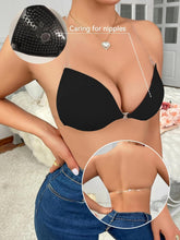 Sticky Bra Push Up for Women, Strapless Invisible Adhesive Bra with Strap for Backless Dress