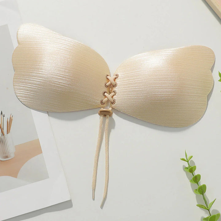 Viomisha 1 PCS Women Sticky Bra Backless Strapless Bra Push Up Breathable Underwear Adhesive Invisible Lift Up Bras - Viomisha