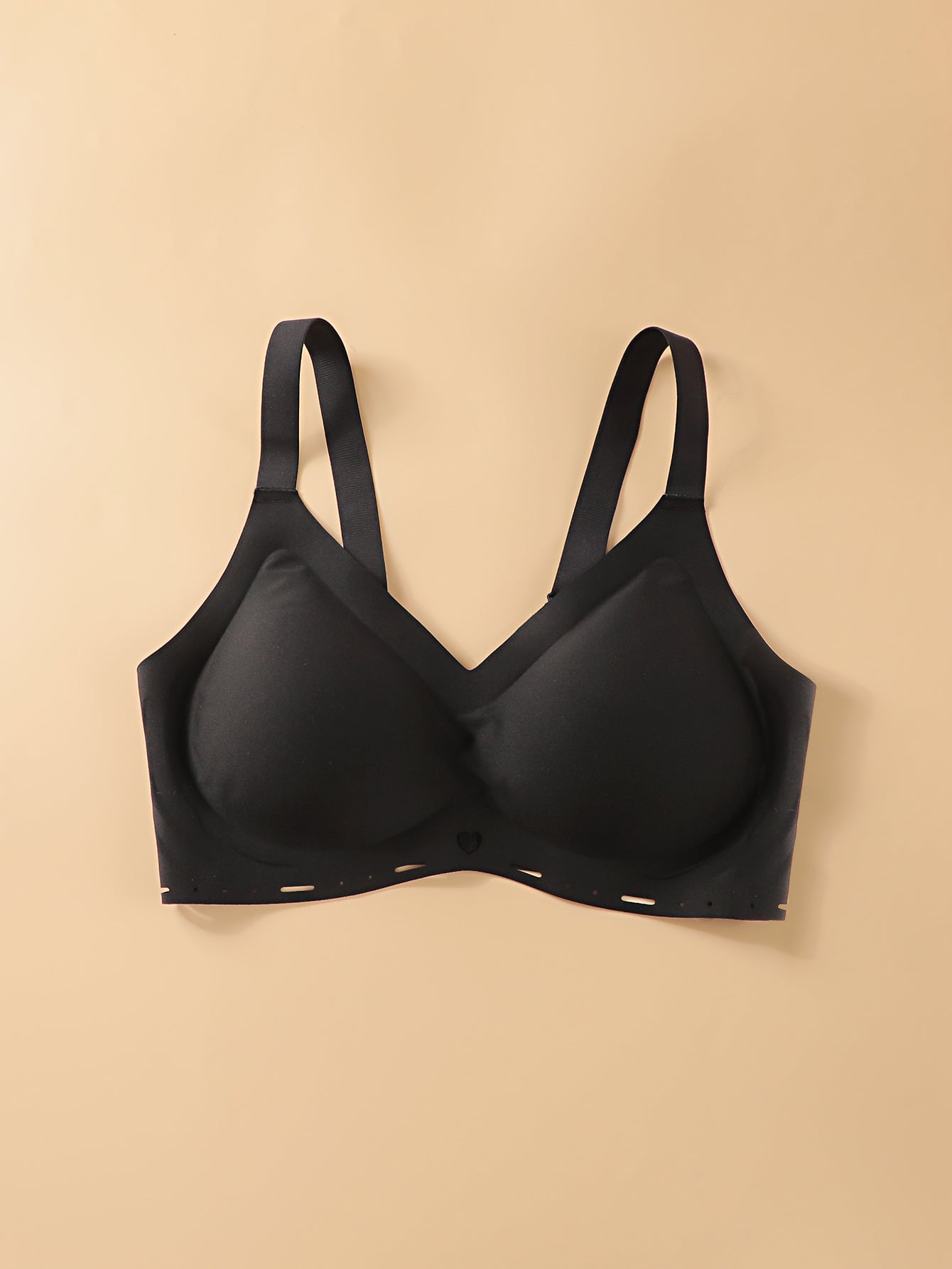 Full Coverage Wireless Bra – Plus Size Seamless Support Bra No Underwire for Large Bust