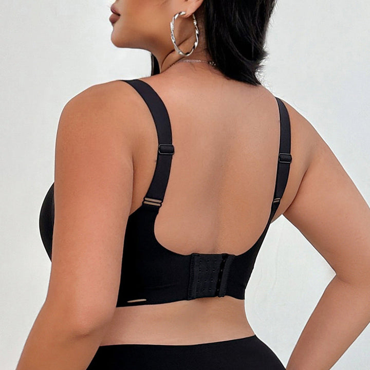 Plus Size Wireless Bra Seamless Full Coverage Comfort Bra for Women No Underwire Soft Support